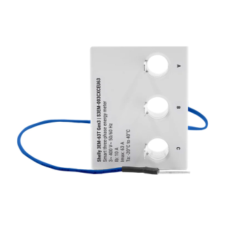  SHELLY 3EM-63T Gen3 Wi-Fi Energy Meter (Flat Clamp) - 2