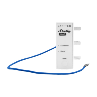  SHELLY 3EM-63T Gen3 Wi-Fi Energy Meter (Flat Clamp) - 3