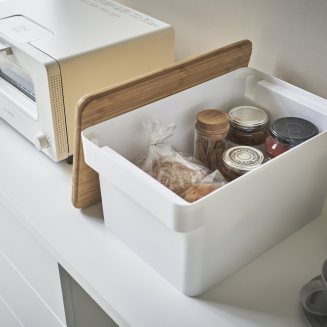 Chlebak z kieszenią na nóż Yamazaki Tower biały - 11