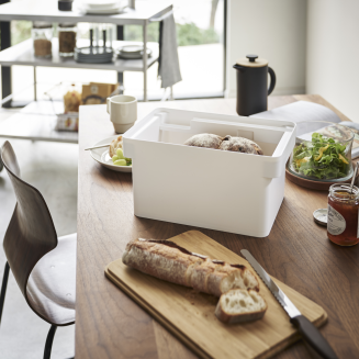 Chlebak z kieszenią na nóż Yamazaki Tower biały - 8