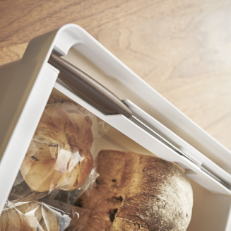 Chlebak z kieszenią na nóż Yamazaki Tower biały - 5