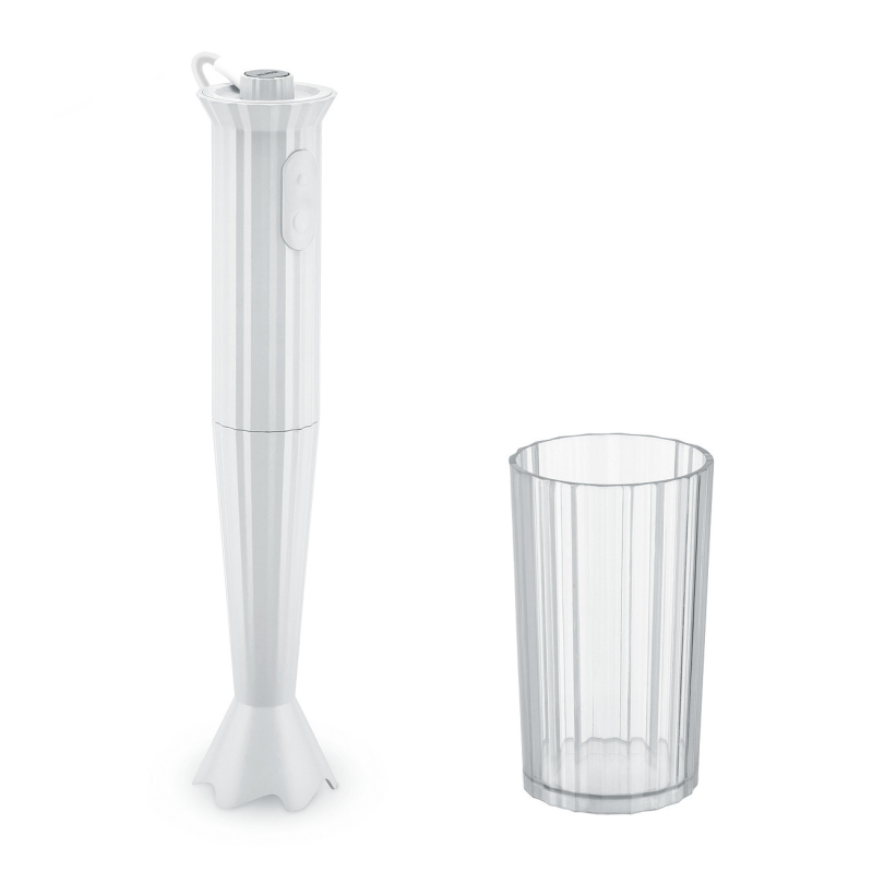 Blender ręczny Alessi Plissé White