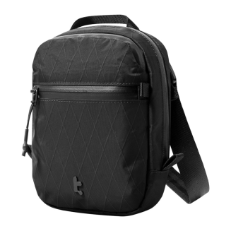  TOMTOC Aviator-T37 Travel Bag with Shoulder Strap X-Pac 1.3L (Black) - 3