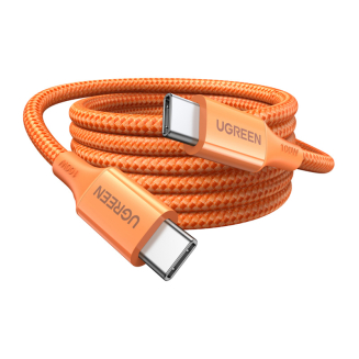Kabel USB-C UGREEN L502 PD 5A 1m (pomarańczowy) - 2
