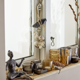 Zestaw 9 świeczników z tacą Bloomingville Sanga Brown - 3