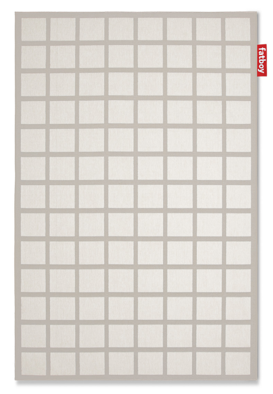 Dywan outdoorowy Fatboy Carpretty Grand Checky Cream/White 200x290 cm | BESTSELLER