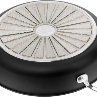  Deep induction frying pan with 2 handles Ballarini Alba - 24 cm - 6