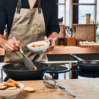  Zwilling Marquina Plus deep granite frying pan - 24 cm - 9