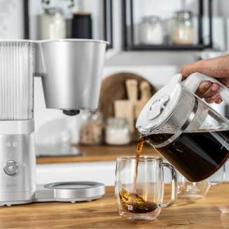 Ekspres do kawy przelewowej Zwilling Enfinigy srebrny - 6