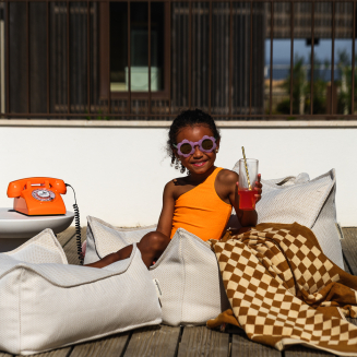 Pufa dziecięca Wigiwama Square Ottoman OUTDOOR Terra - 9