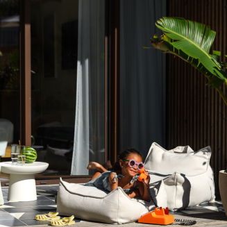 Pufa dziecięca Wigiwama Square Ottoman OUTDOOR Terra - 11