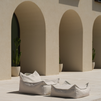 Pufa dziecięca Wigiwama Square Ottoman OUTDOOR Terra - 6