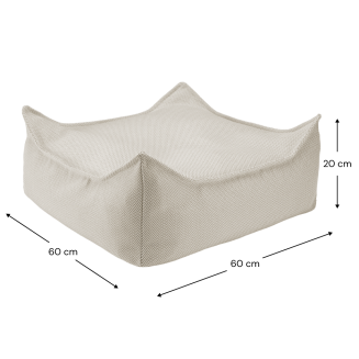 Pufa dziecięca Wigiwama Square Ottoman OUTDOOR Terra - 2