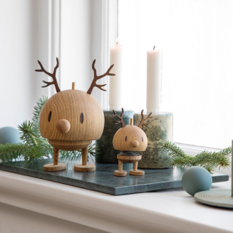 Figurine Hoptimist Reindeer Bumble M oak - 2