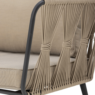Sofa ogrodowa Bloomingville Pavone Brown - 7