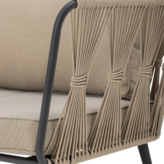 Sofa ogrodowa Bloomingville Pavone Brown - 7