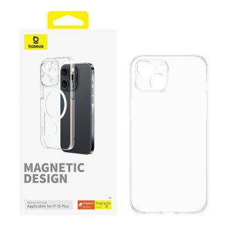 Etui magnetyczne BASEUS OS-Lucent Series iPhone 15 Plus (przezroczyste) - 2