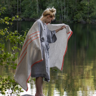 Szlafrok Onesize Lapuan Kankurit Kaste grey - 5