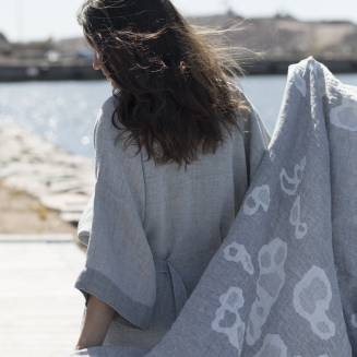 Szlafrok Onesize Lapuan Kankurit Kaste grey - 7