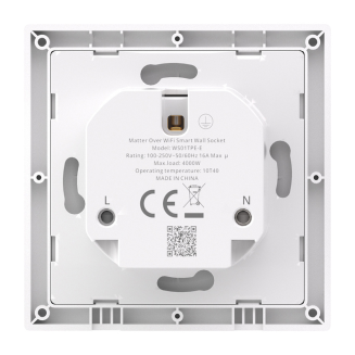 Inteligentne gniazdko ścienne Sonoff WS01TPE-E WiFi (typ E) - 6