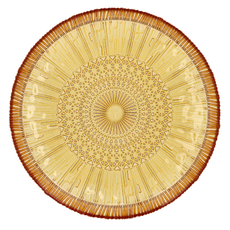 Talerz do serwowania Bitz Kusintha Amber 30 cm - 4