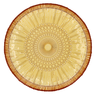 Talerz do serwowania Bitz Kusintha Amber 30 cm - 4