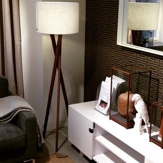 Lampa podłogowa By Rydens Vega Orzech 160 cm - 3