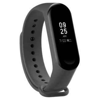 Pasek silikonowy do Xiaomi 5/6 - czarny - 3