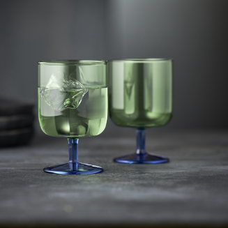 Kieliszki do wina Lyngby Glas Torino Green 300 ml - 2 szt. - 5