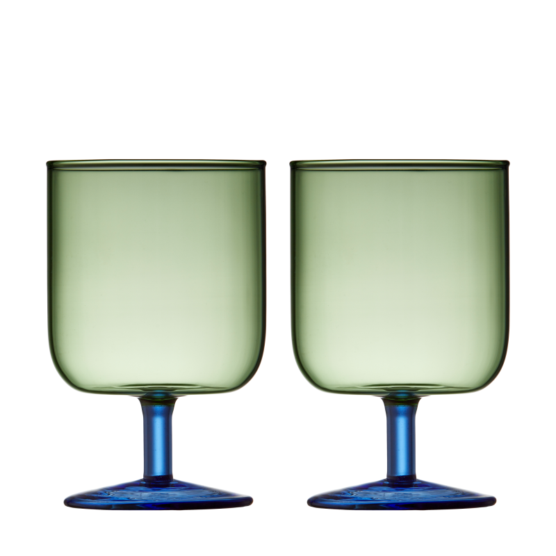 Kieliszki do wina Lyngby Glas Torino Green 300 ml - 2 szt.