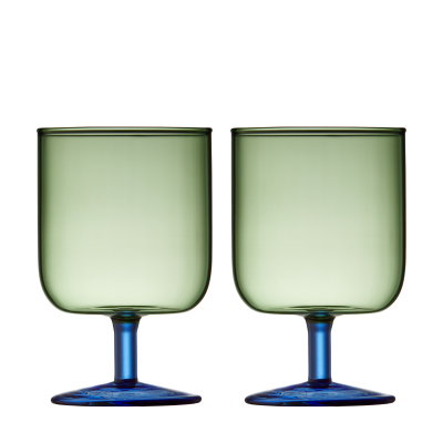 Kieliszki do wina Lyngby Glas Torino Green 300 ml - 2 szt.
