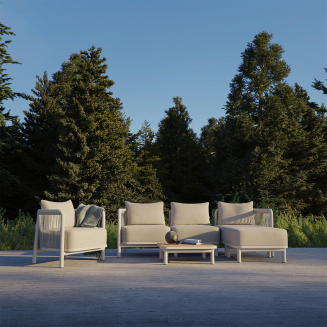 Fotel ogrodowy SACKit Kirra Lounge Sofa Open End Left Sand - 10