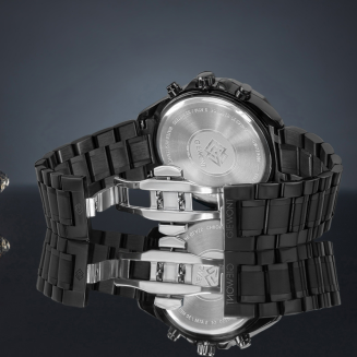 Zegarek Męski Giewont Chronograph Sapphire Czarny GW7290-B1 - 6