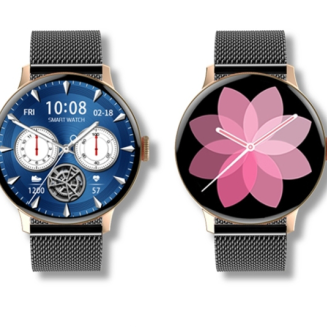 Smartwatch Damski GIEWONT Różowe Złoto Czarny GW330-4 - 3