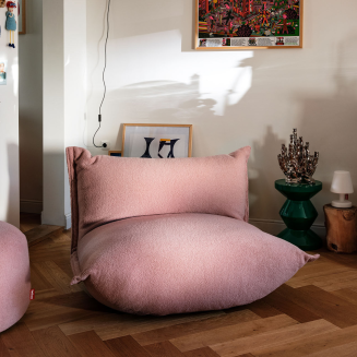 Fotel Fatboy The BonBaron Sherpa Pinky Promise 120x120x75 cm - 10