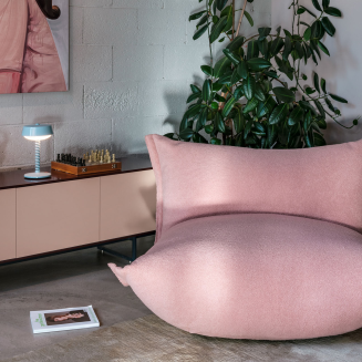 Fotel Fatboy The BonBaron Sherpa Pinky Promise 120x120x75 cm - 11