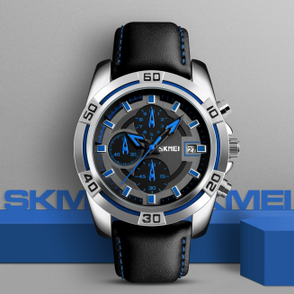 Zegarek Męski Skmei 9156SIBU + BOX - 4