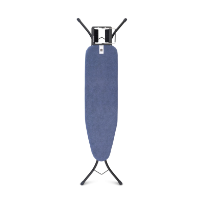 Deska do prasowania Brabantia A 110x30 cm z podstawą na żelazko parowe Denim Blue