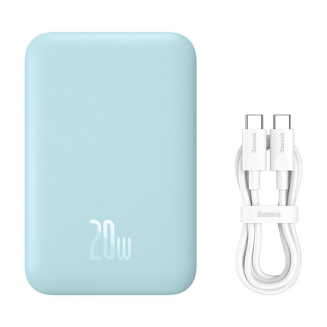 Powerbank mini Baseus 6000 mAh 20W (niebieski) - 9