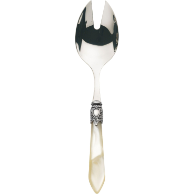 Widelec do sałatek Casa Bugatti Oxford Ivory/Old Silver