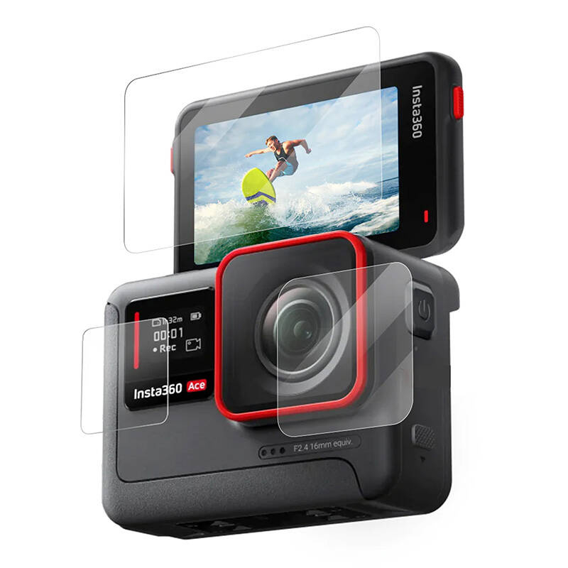 Szkło hartowane TELESIN do Insta360 Ace/Ace Pro