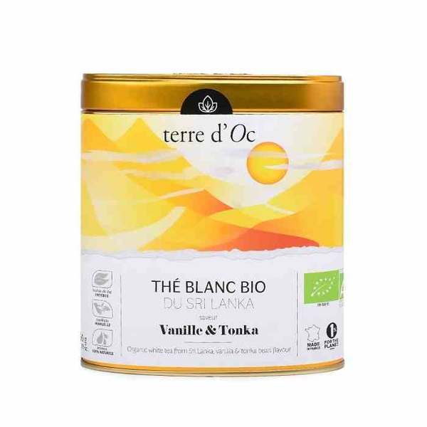 Herbata biała Terre D'OC White Tea wanilia/tonka 50g