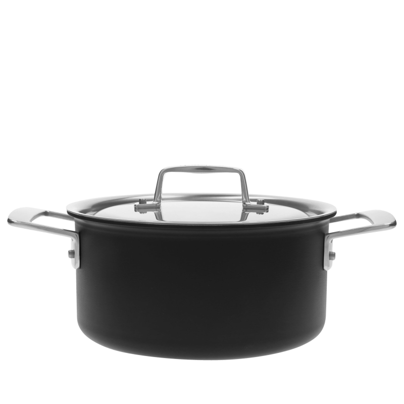 Garnek niski Demeyere Black 5 z pokrywą 3 l | BESTSELLER