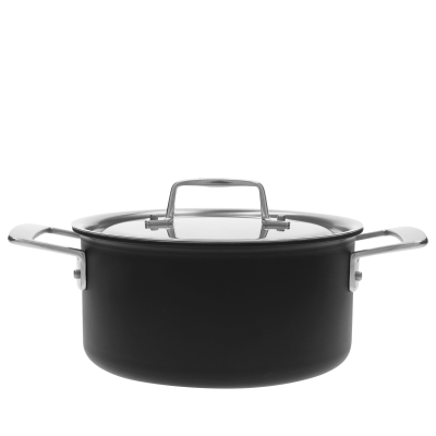 Garnek niski Demeyere Black 5 z pokrywą 3 l | BESTSELLER