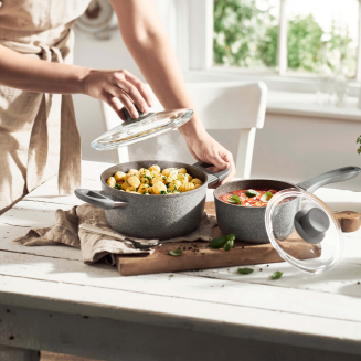 Indukcyjny rondelek granitowy Ballarini Murano - 1.4 ltr - 5