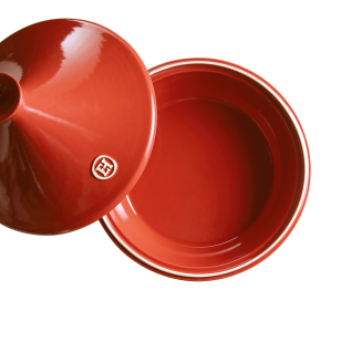 Naczynie tagine Emile Henry 2l czerwone - 3