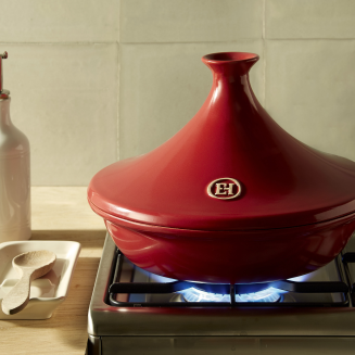 Naczynie tagine Emile Henry 2l czerwone - 5