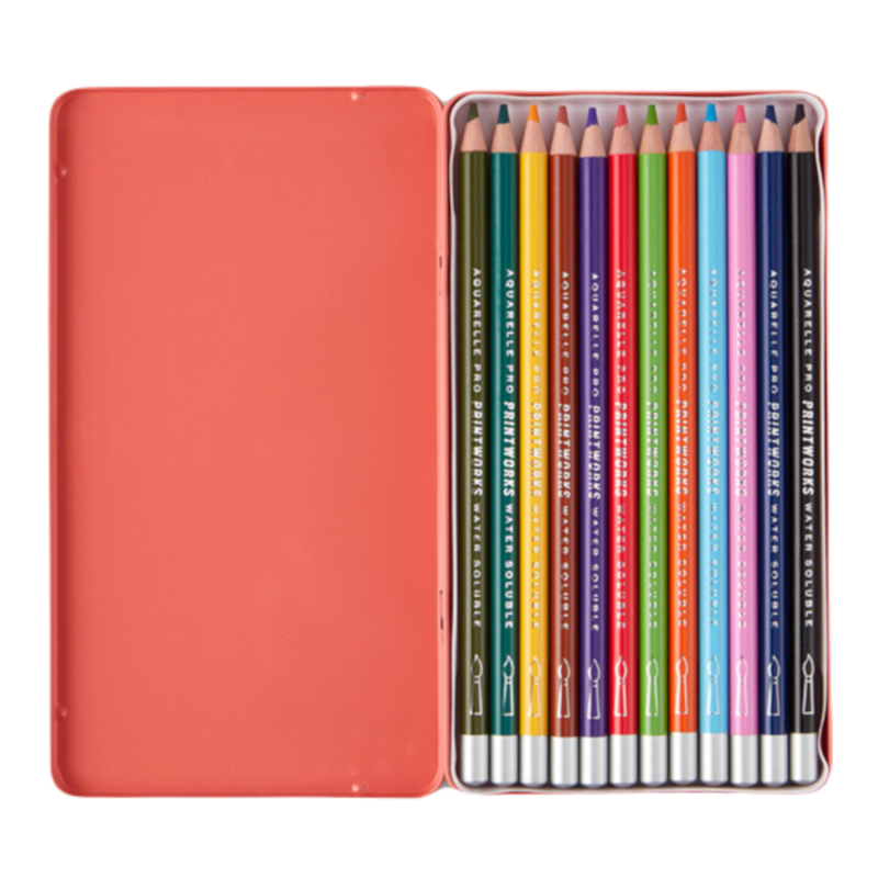 Kredki 12 kolorów - Aquarelle | PRINTWORKS