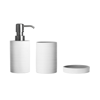 Kubek łazienkowy Sorema Ribbon White - 2