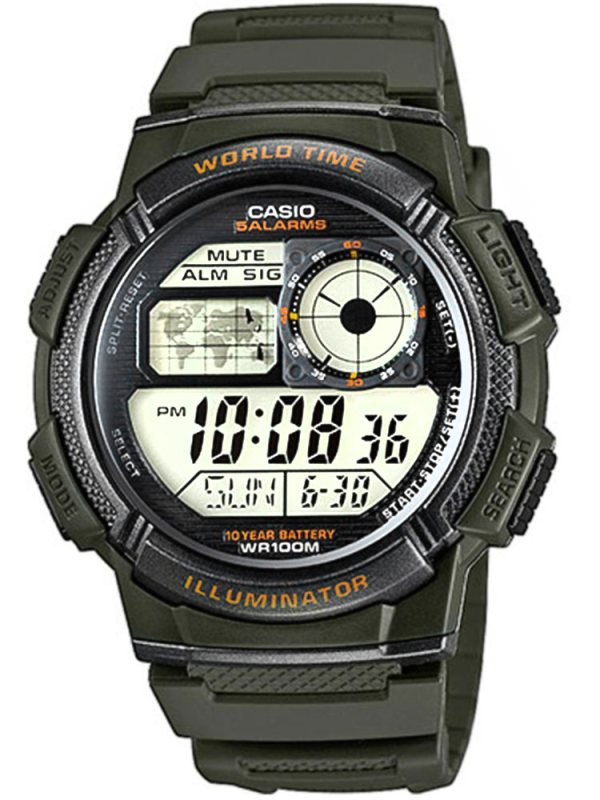 Zegarek Męski CASIO AE-1000W-3AVDF + BOX